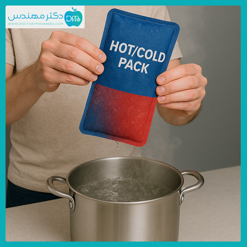 طرز استفاده از پک سرد و گرم
