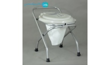 توالت فرنگی تاشو مسافرتی با قیف ژله‌ای