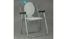 توالت فرنگی سیار تاشو دسته دار بدون قیف