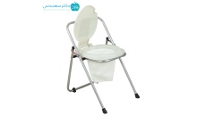 توالت فرنگی سیار تاشو گالوانیزه با قیف ژله ای تاشو