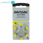 باتری سمعک شماره 10 ریوواک ورق 6 عددی