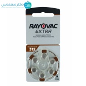 باتری سمعک شماره 312 ریوواک ورق 6 عددی