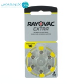 باتری سمعک شماره 10 ریوواک ورق 6 عددی