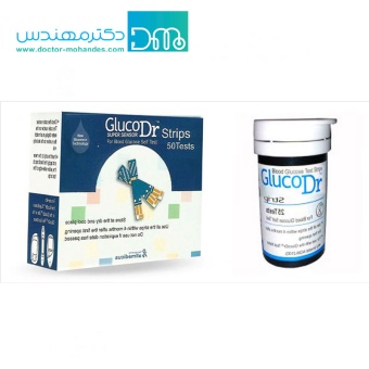 نوار تست قند gluco dr 