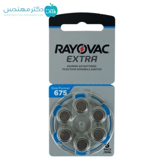 باتری سمعک شماره 675 ریوواک ورق 6 عددی