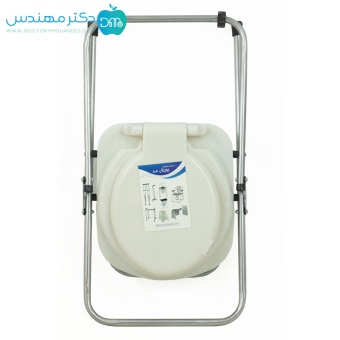 توالت فرنگی سیار تاشو گالوانیزه با قیف ژله ای تاشو