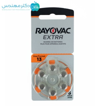 باتری سمعک شماره 13 ریوواک ورق 6 عددی
