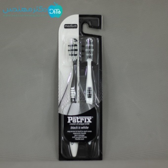 مسواک بلک ایز وایت مدیوم پاتریکس (کد 130)&nbsp;