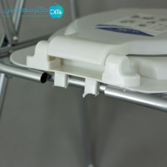 توالت فرنگی سیار تاشو دسته دار بدون قیف