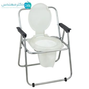 توالت فرنگی تاشو دسته‌دار با قیف ژله‌ای