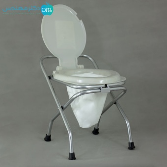 توالت فرنگی تاشو مسافرتی با قیف ژله‌ای