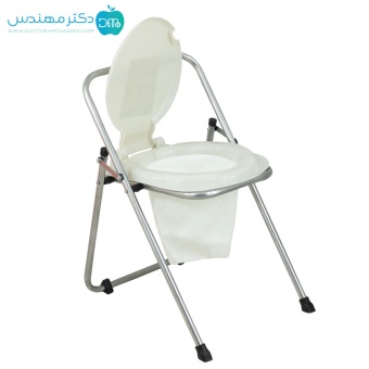 توالت فرنگی سیار تاشو گالوانیزه با قیف ژله ای تاشو