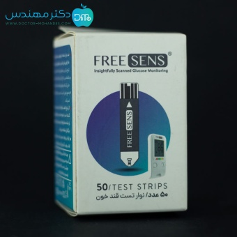 نوار تست قند خون فری سنس FREE SENS بسته 50عددی