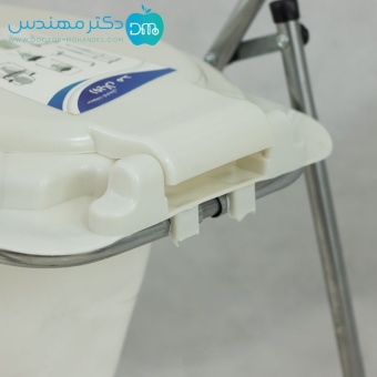 توالت فرنگی سیار تاشو گالوانیزه با قیف ژله ای تاشو