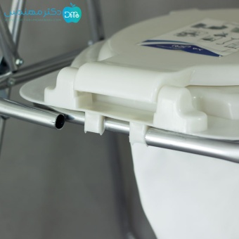 توالت فرنگی تاشو دسته‌دار با قیف ژله‌ای