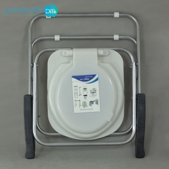 توالت فرنگی سیار تاشو دسته دار بدون قیف