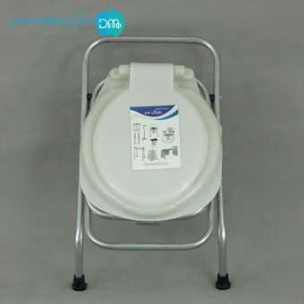 توالت فرنگی تاشو مسافرتی با قیف ژله‌ای