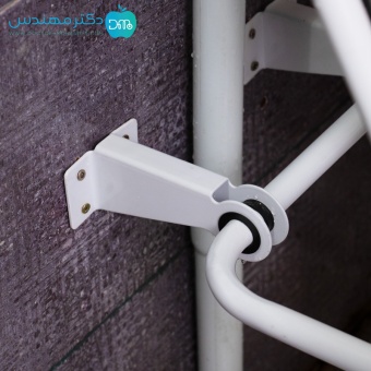 توالت فرنگی تاشو دیواری آسانا دسته دار بدون قیف