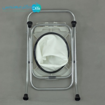 توالت فرنگی تاشو مسافرتی با قیف ژله‌ای