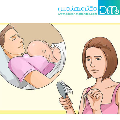 علت ریزش مو در دوران شیردهی